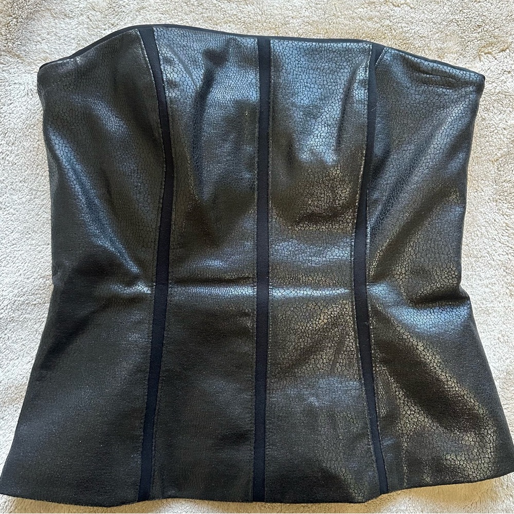 Black Metallic Top